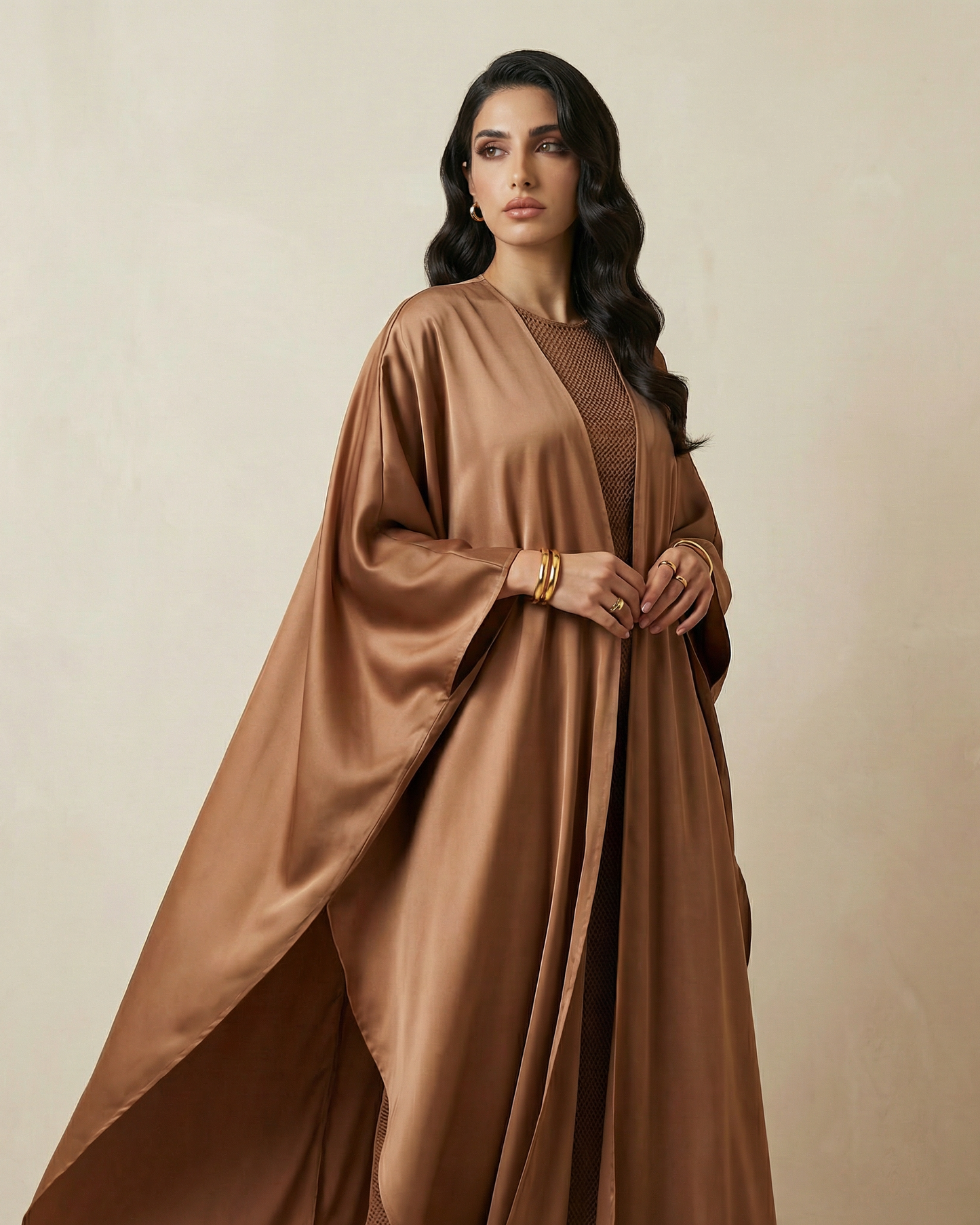 Doré Bronze Abaya