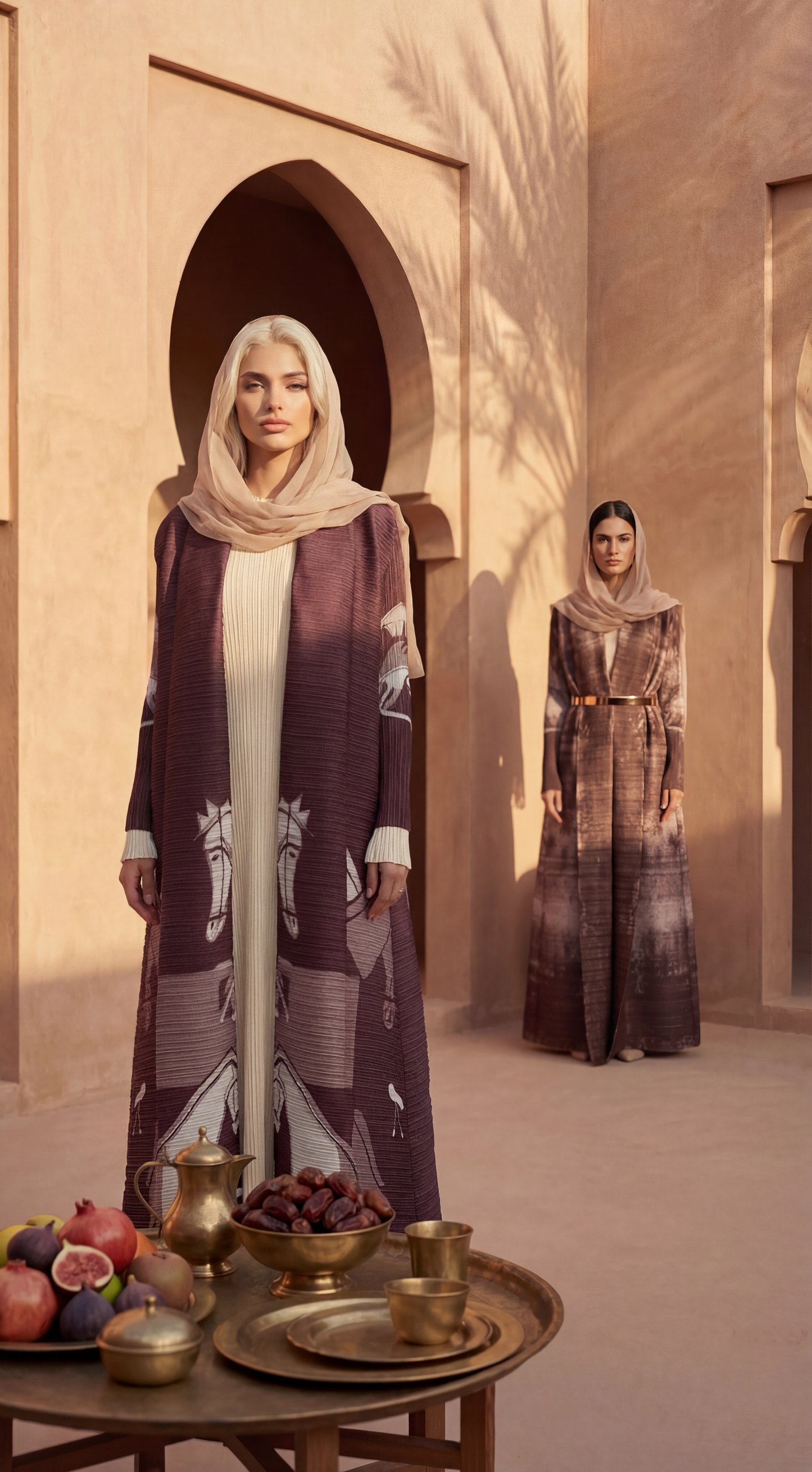 Turab Pleated Abaya