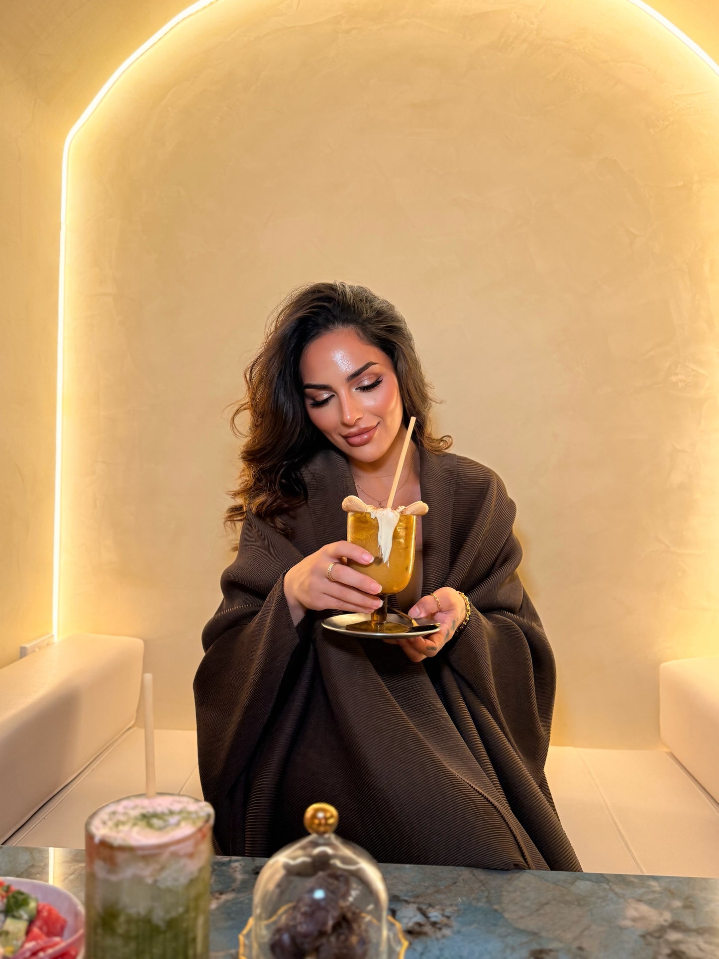 Mochah Pleated Abaya