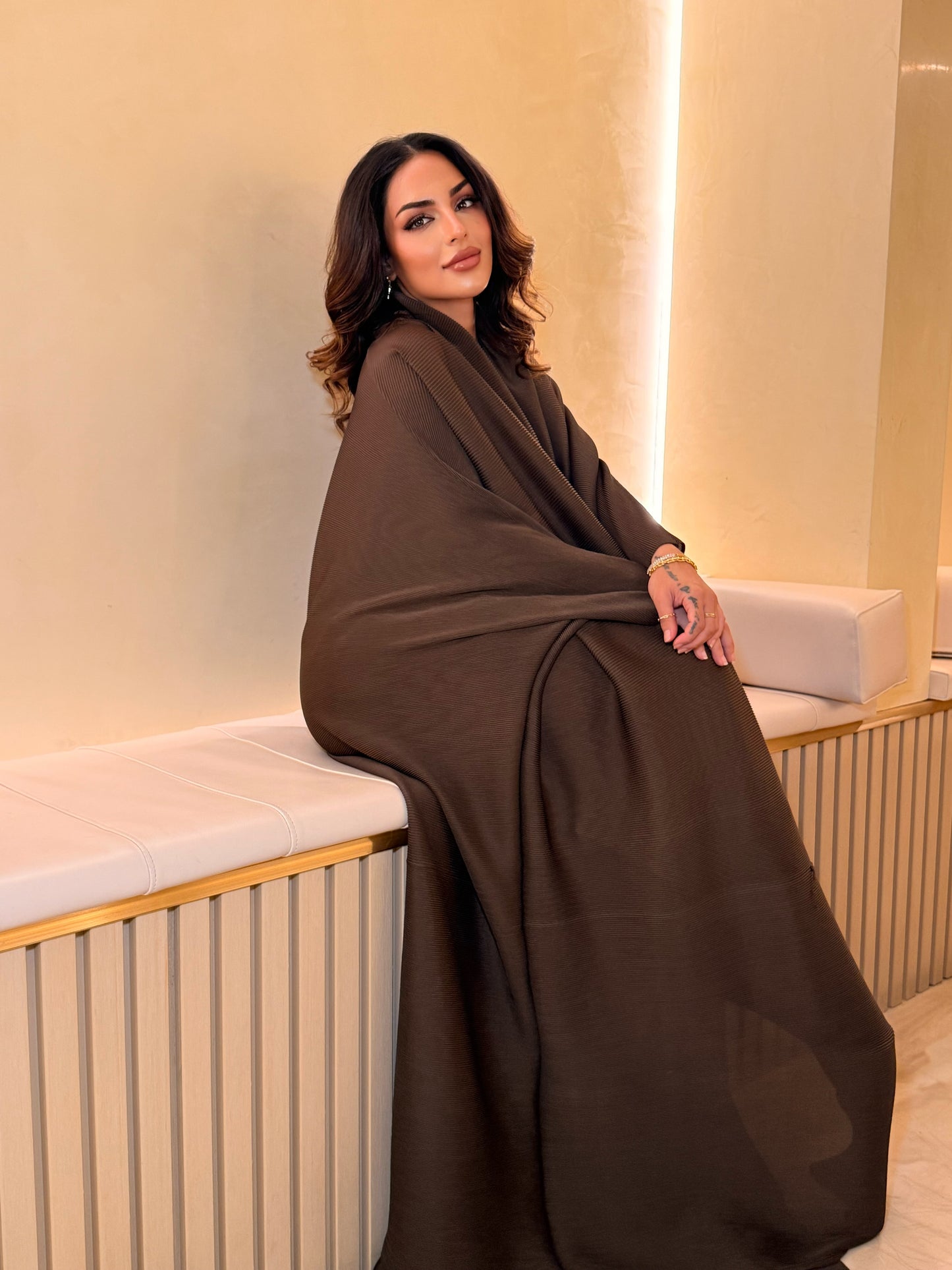 Mochah Pleated Abaya