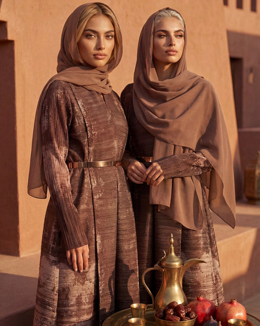 Turab Pleated Abaya