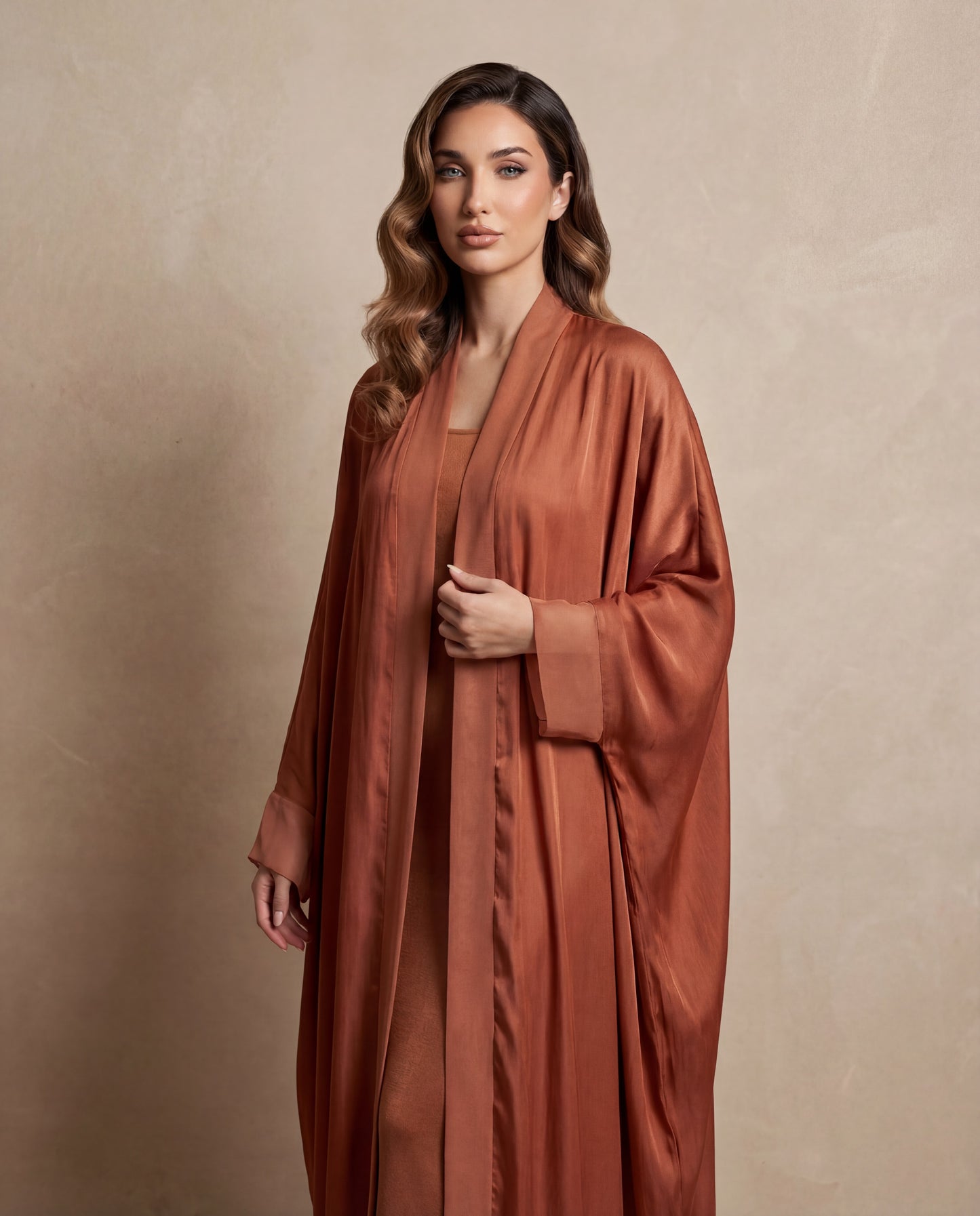 Copper Dreame Open Abaya